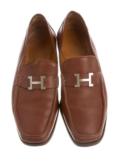 hermes men dress shoes|hermes men's loafers shoes.